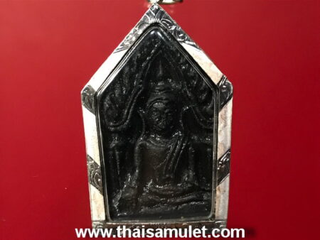 Phra Khun Paen Prai Guman powder amulet with silver casing by KB Noi (PKP10)