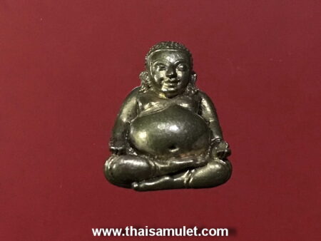 Wealth amulet B.E.2554 Phra Sangkhajai holy metal amulet with holy powder by LP Sakorn (MON56)