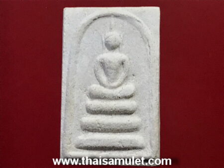 Wealth amulet B.E.2531 Phra Somdej holy powder amulet in 3 levels imprint (SOM55)