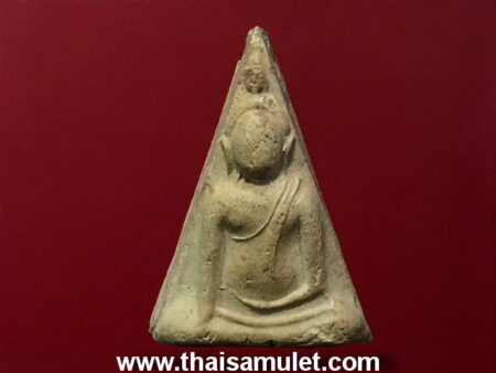 Wealth amulet B.E.2514 Phra Nang Phaya holy soil amulelt in big imprint (SOM68)