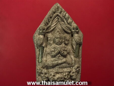 Rare amulet B.E.2550 Khun Paen Laluay Lom holy powder amulet with powerful Takrut (PKP150