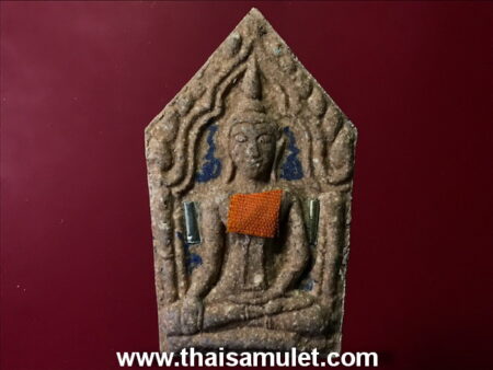Charm amulet B.E.2541 Phra Khun Paen in both faces imprint with Takrut (PKP17)