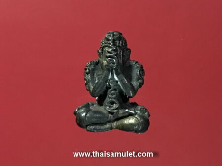 Wealth amulet B.E.2535 Phra Pidta Maha Lap Nawaloha amulet (PID32)
