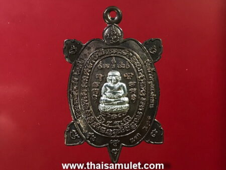 B.E.2559 Phaya Taow Ruen Nawaloha with silver mask amulet (MON112)