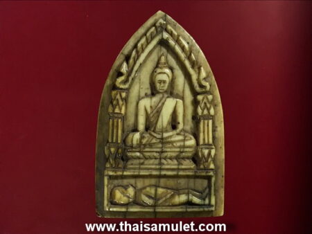 Charm amulet B.E.2510 Phra Khun Paen Prai Guman ivory amulet (PKP18)