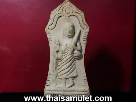 B.E.2548 Phra Sivali holy soil amulet in big imprint (MON118)