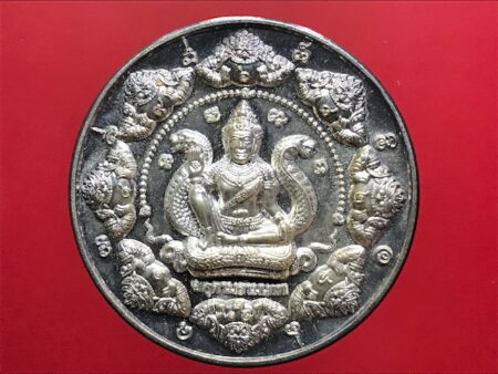B.E.2549 Jatukham Ramathep silver amulet with beautiful condition (GOD62)