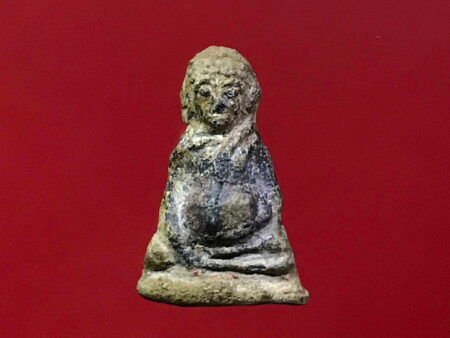 Rare amulet B.E.2400 Phra Sangkhajai holy metal amulet in small imprint (SOM114)