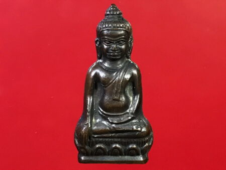 B.E.2514 Phra Hu Yan copper amulet in beautiful condition (SOM122)