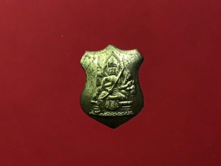 Phra Phrom See Nah or four heads brass amulet in small imprint (GOD68)