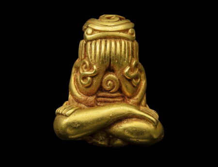 B.E.2532 Phra Pidta Yant Yung Golden amulet (PID46)