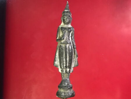 Old amulet B.E.2400 Phra Yuen Prathan Pon tin amulet (SOM193)