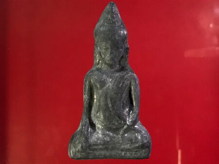 Protect amulet B.E.2547 Phra Hu Yan tin amulet (SOM195)