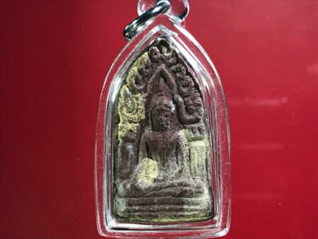 B.E.2511 Phra Khun Paen with sword Yant holy herb amulet (PKP39)