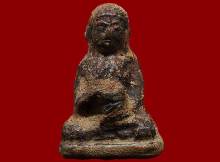 Phra Sangkhajai holy metal amulet in big imprint and beautiful (SOM211)