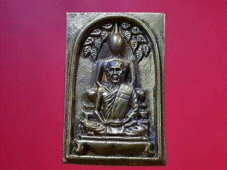 Wealth amulet B.E.2536 Phra Somdej Prok Pho Sorn brass amulet (SOM229)