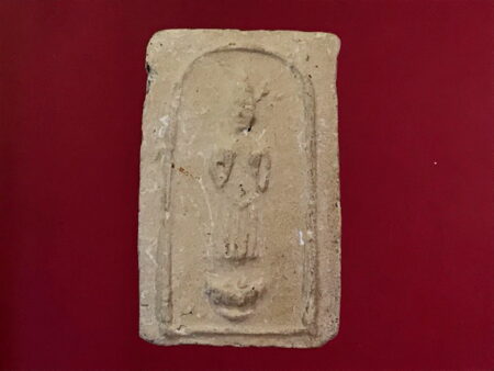 B.E.2499 Daily Buddha holy soil amulet in Monday imprint  (SOM220)