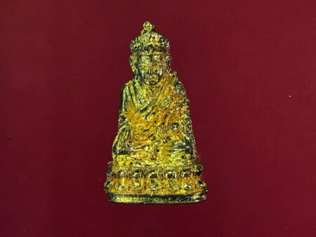 Wealth amulet B.E.2529 Tai Hong Kong brass amulet (GOD122)