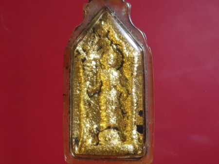 B.E.2529 Phra Pang Poek Lok holy powder amulet (SOM237)