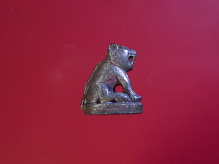 Protect amulet B.E.2550 small tiger Nawaloha amulet (GOD136)