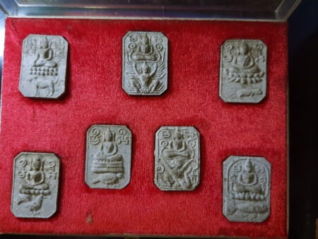 B.E.2534 set of Phra Phut Son Sak holy powder amulets (SOM263)