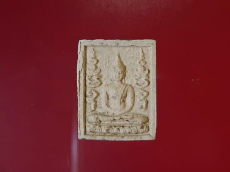 Phra Khong Kwan holy powder amulet with LP Phrom photo (SOM282)