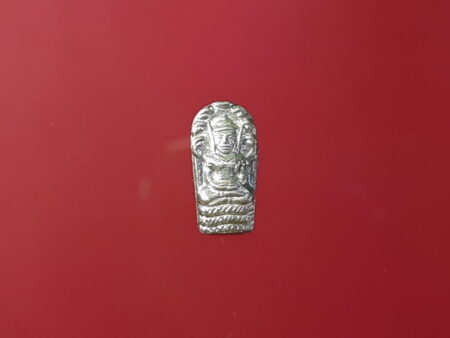 Wealth amulet B.E.2560 Phra Nak Prok Bai Makham silver coin by LP Sawang (SOM326)