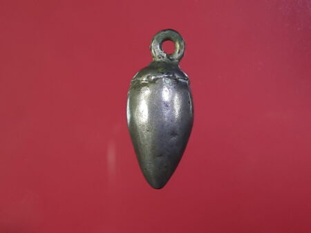 Rare amulet B.E.2460 Mak Thud amulet covered with silver casing by LP Iem (TAK67)