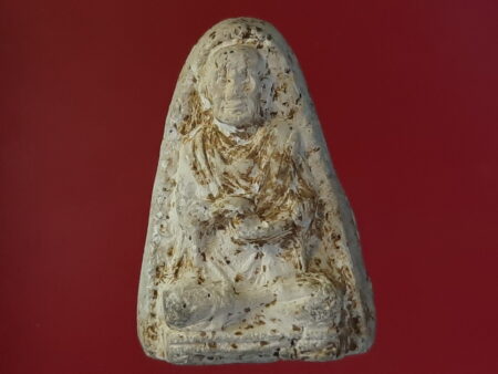 Rare amulet B.E.2506 Somdej Toh holy powder amulet in popular color by Wat Prasart (MON377)