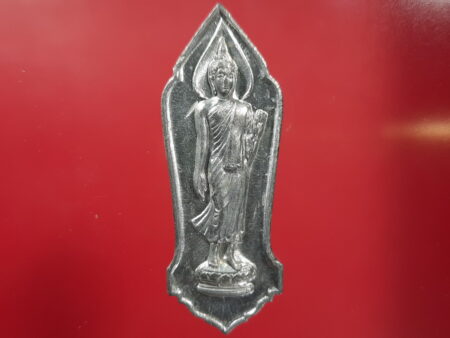 Wealth amulet B.E.2500 Phra Srisakaya Thodsaphonyan lead amulet in popular imprint (SOM369)
