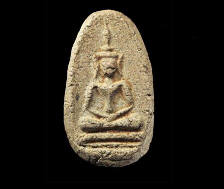 Rare amulet B.E.2490 Phra Somdej holy powder amulet in hermit imprint by LP Chot (SOM358)