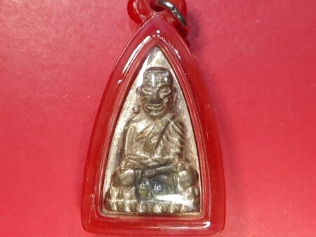 Protect amulet B.E.2543 LP Thuad Nawaloha amulet in iron shape – 87 years old Batch (MON446)
