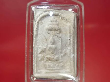 Wealth amulet B.E.2520 Phra Phut Prod Manda imprint holy powder amulet by LP Du (SOM404)