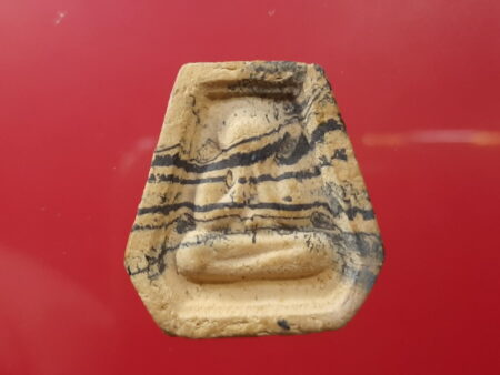 Rare amulet B.E.2512 Phra Pidta holy powder amulet in tiger pattern color by LP Khong (PID139)
