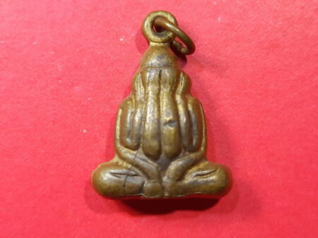 Protect amulet B.E.2515 Phra Pidta Maha Ut brass amulet by LP Yui – Third batch (PID141)