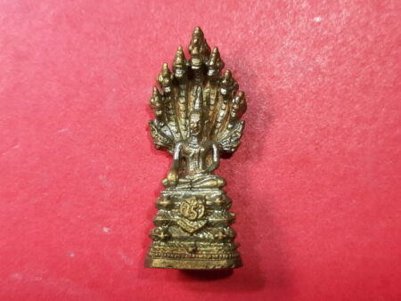 Wealth amulet B.E.2537 Phra Nak Prok brass amulet by LP Kham – Sap Saen Lan batch (PKR75)