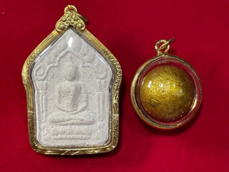 Charm amulet B.E.2562 Phra Khun Paen Prai Guman amulet with Look Om Prai Guman (PKP91)