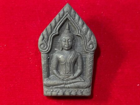 Charming amulet B.E.2547 Phra Khun Paen Song Phong Yai with 2 silver Takrut by LP Chin (PKP93)