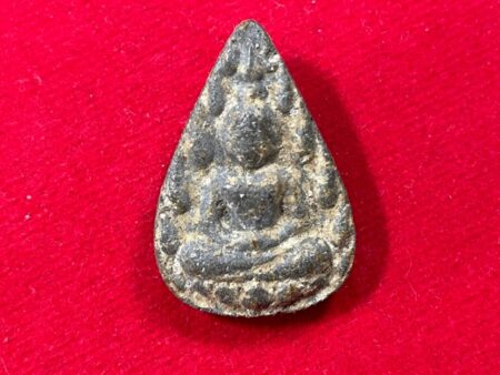 Rare amulet B.E.2524 Phra Keeb Bau Maha Whan Dam amulet by LP Sringoen (SOM490)