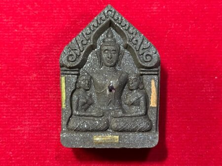 Charming amulet B.E.2546 Phra Khun Paen Chom Nang with Inkoo amulet by LP Hong (PKP95)