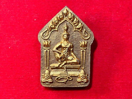 Wealth Jatukham Ramathep powder amulet with silver Takrut – Phetchalukan Phikduang batch (GOD263)