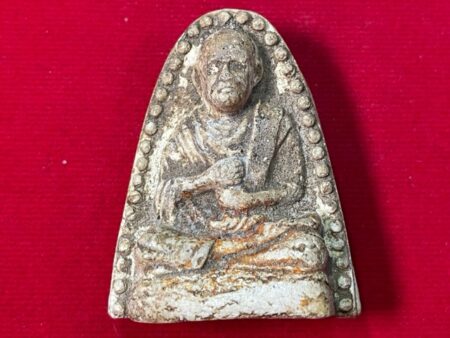 Wealth Thai amulet B.E.2495 Somdej Toh holy powder amulet in big imprint by LP Nark (MON634)