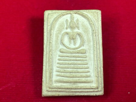 Wealth amulet B.E.2495 Phra Somdej holy powder amulet in 7 levels imprint – Build dam batch (SOM542)