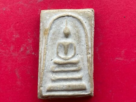 Wealth amulet B.E.2509 Phra Somdej holy powder amulet in big imprint by Wat Mai Amatarot (SOM563)