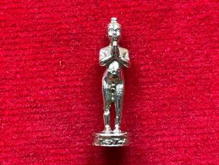 Wealth amulet Ai Khai Guman small amulet in silver color – Mang Mee Sri Sook (great wealth) batch (GOD310)