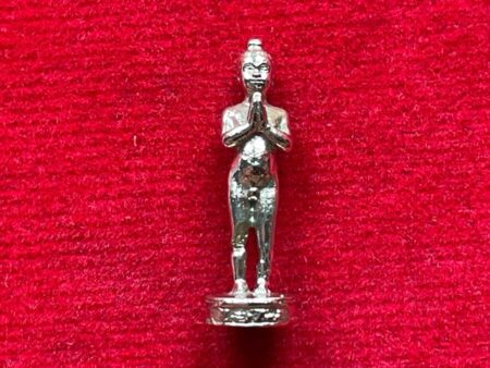 Wealth amulet Ai Khai Guman small amulet in silver color – Mang Mee Sri Sook (great wealth) batch (GOD310)
