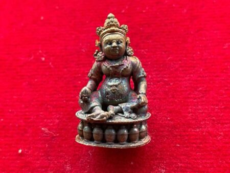 Wealth amulet Thao Guwen Thana Bodhi Setthi Sapphon copper amulet by LP Maha Sila (GOD313)