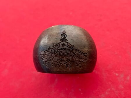 Wealth amulet B.E.2558 Rahu magical Mai Phayoong ring by LP Thawee – only 2,400 pieces (TAK137)