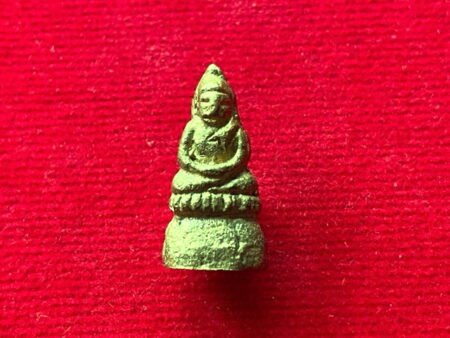 Wealth amulet B.E.2538 Phra Chaiwat Kao Yod Samathi brass amulet by Wat Suthat (PKR120)