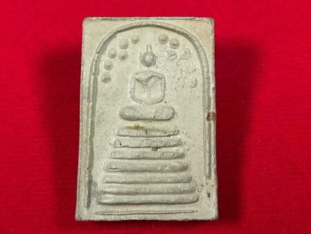 Wealth amulet B.E.2518 Phra Somdej Prok Pho holy soil amulet blessed by LP Guay (SOM581)